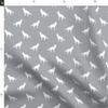 Spoonflower Fabric - German Shepherd Silhouette Dog Pet Gray Portrait Printed on Minky Fabric by The Yard - Sewing Baby Blankets Quilt Backing Plush view 2