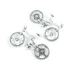 Price per 80 Pieces Antique Silver Tone Jewelry Making Charms Supply N9PZ5 Bike Bicycle view 1