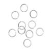 100pcs Adabele Authentic Sterling Silver Open Jump Rings 4mm (0.16 inch) Small O Ring Connector (Thin Wire 0.5mm/24 Gauge) for DIY Craft Jewelry Making SS74-4 view 1