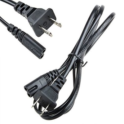Digipartspower AC Power Cord Outlet Socket Cable Plug Lead for Viking Pfaff White Sewing Machine 8 Figure Lead