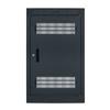 Lowell LER-1822 LER Series Enclosed AV Rack 18U x 22 D with Rear Door; Welded Top and Sides with Vents; Open Front; 1-Pair Fully Adjustable Rails Tapped 10-32; 500 Lbs Capacity view 2