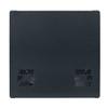 Lowell LER-1822 LER Series Enclosed AV Rack 18U x 22 D with Rear Door; Welded Top and Sides with Vents; Open Front; 1-Pair Fully Adjustable Rails Tapped 10-32; 500 Lbs Capacity view 4