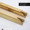 1.5" Deep Pre-Notched - 48", 30pk Stretcher Bars Measuring between Eight Inches & 72 Inches Long Crafted from Kiln-Dried Solid Pine Wood for Gallery Wraps of Your Photo Prints or Artwork For Display" view 2