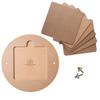 Bat System for Potters Wheel, 12 Round Outer Bat with Set of Six 7 Square Inner Bats, Bat Adapter with Removable Inserts for Throwing Pottery, for Potters and Clay Artists (6) view 1