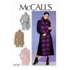 McCall's M7667 Misses' Princess Seamed Coats & Belt with Collar Options Sewing Pattern, Size A5 (6-8-10-12-14) view 1