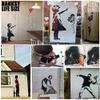 Banksy Rat Stencil, Flying Helicopter Rat | Reusable Home Decor & Art Craft Painting Stencil (37x52cm- see images) view 4