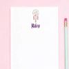 Boho Personalized Notepad, Dream Catcher Notepad, Notepads for Kids, Personalize Boho Notepad, Personalized Notepad for Girls, Letter Writing Paper with Dream Catcher, Size 5.5in x 8.5in, 50 Sheets view 2