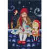 Fairy Tales On The Roofs Counted Cross Stitch Kit-9.75"X13.75" 14 Count view 1