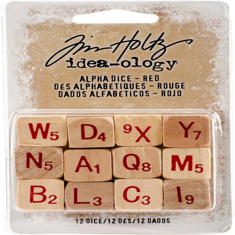 Advantus TH93654 TH93654 Sewing Embellishments,Natural W/Red,.5" X.5 X.5