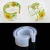Hacloser Jewelry Making Silicone Mold DIY Bracelet Bangle Mould Open Cuff For Resin Flower Casting Handmade Crafts (1Pc Silicone Bracelet Mold) view 1