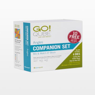 Accuquilt GO! Qube 55788 6 inch Companion Set - Angles