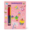 Tiger Tribe: Shrinkies - Sweet Treats - Color & Bake to Create Charms for Jewelry & Keychains, Craft Kit, Kids Ages 5+, Adult Supervision view 1