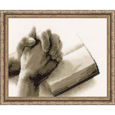 Vervaco Praying Hands Counted Cross-Stitch Kit