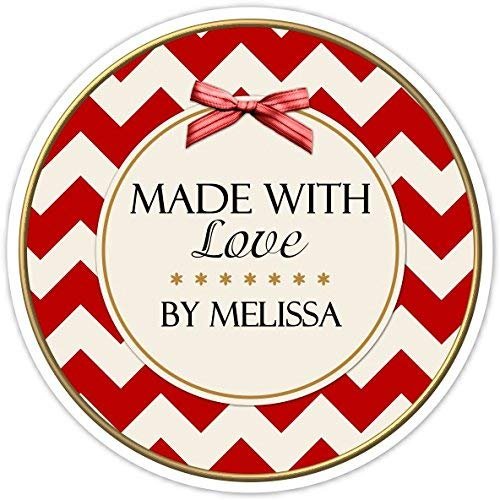 36 Christmas Kitchen Labels, Canning Labels, Christmas Baking Stickers, Made For You stickers, Homemade Goodie Labels