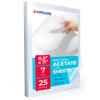Hygloss 8.5" x 11" Acetate Paper - 7 Mil Clear Acetate Sheets for Crafts Projects, Classroom Stencil Sheets, Overhead Transparency Sheets for Projector, Clear Plastic Sheet (Not for Printers) 25 Pack view 1