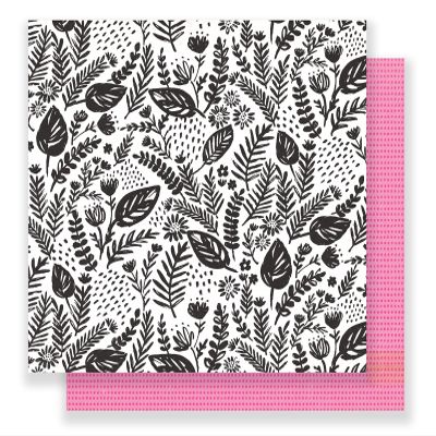 Crate Paper 344306 25 Pack of 12 x 12 Inch Paper Flourish Good Vibes, Piece