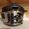Punisher Killin Dinner | Instant Pot Black Vinyl Decal view 3