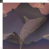 Spoonflower Fabric - Islands Pacific Northwest Whales Tropical Beach Nautical Abstract Printed on Satin Fabric by The Yard - Sewing Lining Apparel Fashion Blankets Decor view 3
