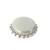 RUTICH 100 PCS Crown Bottle CaPs Decorative Bottle Cap Both Sideds Printed for Hair Bows, DIY Pendants or Craft ScraPbooks Silver view 2