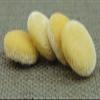 50 Pieces Velvet Fabric Cloth Covered 2 Holes Solid Sewing Scrapbooking Craft Buttons view 1