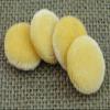 50 Pieces Velvet Fabric Cloth Covered 2 Holes Solid Sewing Scrapbooking Craft Buttons view 4