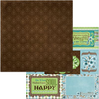 BoBunny Pattern Paper Penelope - 12 x 12 - Moments 22301370