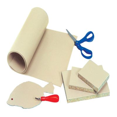 Jack Richeson Easy-To-Cut Unmounted Linoleum, 4 x 6 Inches, Pack of 12