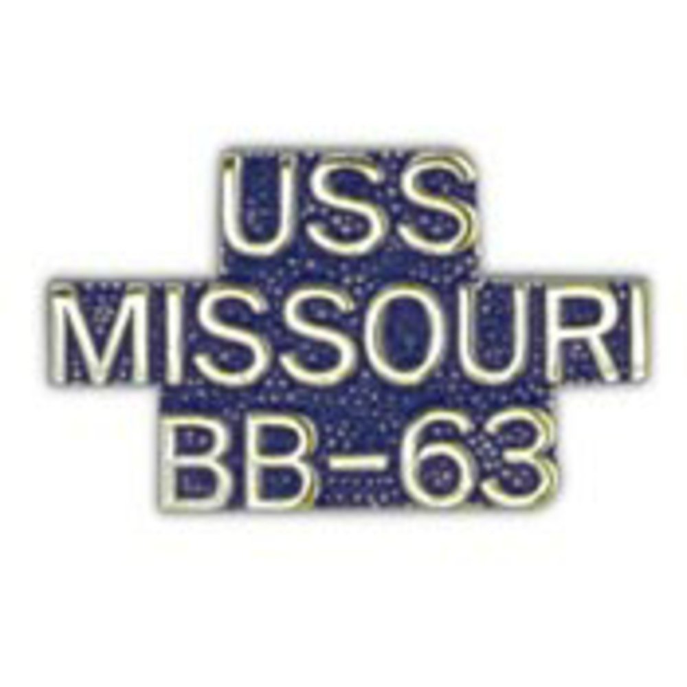 EagleEmblems P14930 PIN-USS,Missouri (SCR) (1'')
