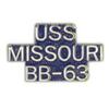 EagleEmblems P14930 PIN-USS,Missouri (SCR) (1'') view 1