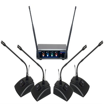 VOCOPRO Digital-Quad-Conference-C1 Four Channel UHF Digital Wireless Conference System