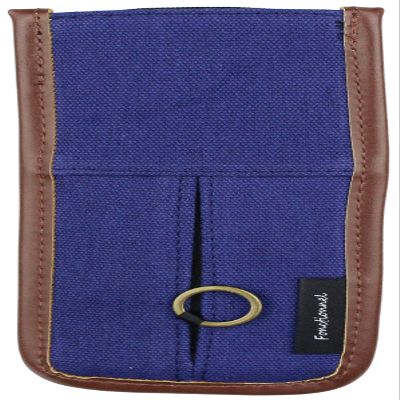 Funnies NV 11476 Pen Case with Book Band, Slide Pen Holder, Vertical Leather