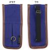 Funnies NV 11476 Pen Case with Book Band, Slide Pen Holder, Vertical Leather view 2