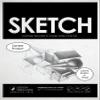 CUSTOM: Premium Paper Sketch Pad for Pencil, Ink, and Marker. Great for Art, Design and Education. (Jumbo 8.5" x 11") (80) view 1