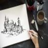 CUSTOM: Premium Paper Sketch Pad for Pencil, Ink, and Marker. Great for Art, Design and Education. (Jumbo 8.5" x 11") (80) view 4
