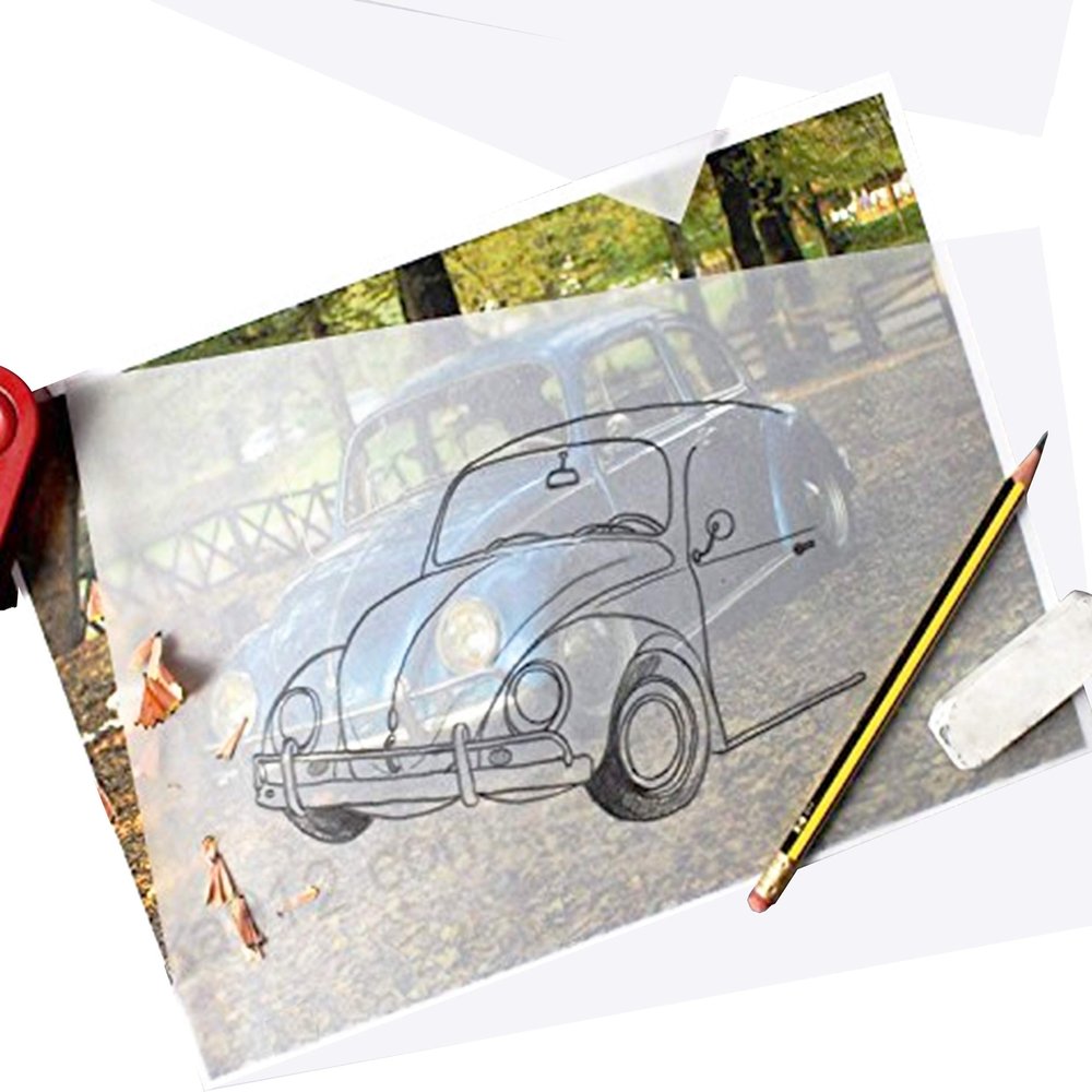 A4 Size Artists Tracing Paper, 8.3 x 11.5 inch, 100 Sheets-Translucent Sketching and Tracing Paper for Pencil, Marker and Ink, Lightweight