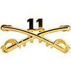 EagleEmblems P16202 BDG-Army,CAV.Swords,11TH (2.25'') view 1