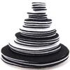 Playfully Ever After Black & White Craft Felt Circles (Mixed Size Pack - 56pc) view 1