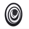 Playfully Ever After Black & White Craft Felt Circles (Mixed Size Pack - 56pc) view 2