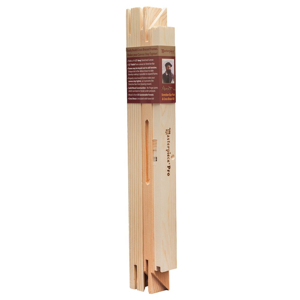 Masterpiece Artist Canvas Monet Pro Stretcher Bar Kit, 17"