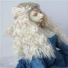 JD119 8-9inch 21-23CM Long curly princess doll wigs 1/3 SD synthetic mohair BJD wigs Vinyl doll accessories (Blond) view 3
