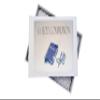 WHITE COTTON CARDS, First Holy Communion Mini Photo Album, Blue Bible & Cross, COM-B1T, Board, 12.5 x 17.5 x 2.5 cm view 1