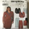 Simplicity Easy Chic Skirt Pants Jacket 6 8 10 12 view 1