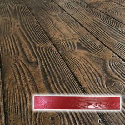 11" Natural Wood Grain Concrete Stamps 72" x 11" | Made in USA | Polyurethane Rigid Mat, Decorative Wood Plank Texture for Patios, Walkways & Driveways SM 5300/2