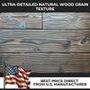 11" Natural Wood Grain Concrete Stamps 72" x 11" | Made in USA | Polyurethane Rigid Mat, Decorative Wood Plank Texture for Patios, Walkways & Driveways SM 5300/2 view 2