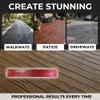 11" Natural Wood Grain Concrete Stamps 72" x 11" | Made in USA | Polyurethane Rigid Mat, Decorative Wood Plank Texture for Patios, Walkways & Driveways SM 5300/2 view 3