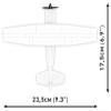 COBI Cessna 172 Skyhawk, White Building Set, 160 Pieces view 3