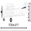 COBI Cessna 172 Skyhawk, White Building Set, 160 Pieces view 4