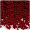 The Crafts Outlet 1,000-Piece Multi Purpose Pom Poms, Acrylic, 5mm/0.20-inch, Round, Dark Red view 1