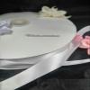Single Faced Satin Ribbon - 100 Yard Spool - Colors and Sizes Available! (5/8", White) view 1
