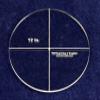 12 Inch Circle Template - 1/4 Inch view 2
